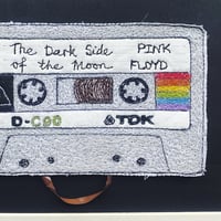 Image 2 of The Dark Side of the Moon - Stitched Cassette Tape - Pink Floyd
