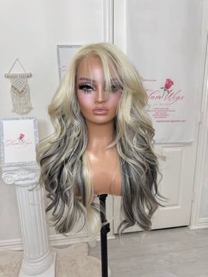 Image of Edgy blonde luxury (ready to ship)