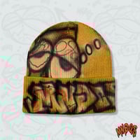 Image 1 of [MNGO.S] Knit Beanie - Yellow  NO. 1