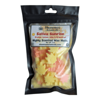 Image 1 of Sativa Sunrise Wax Melt Hemp Leaves