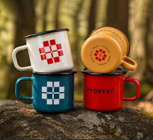 Image of fforest enamel mug