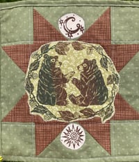 Image 2 of Bears <3 quilted wall hanging