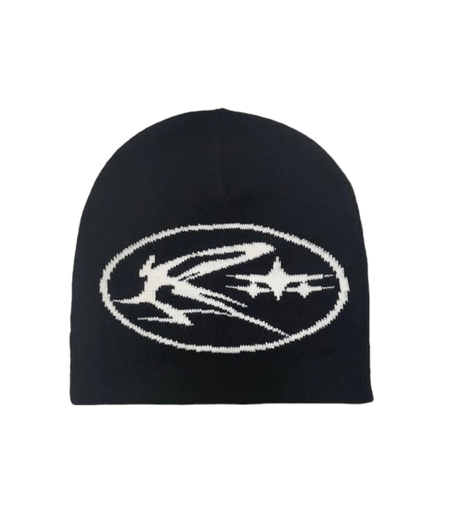 DG R Black Beanie