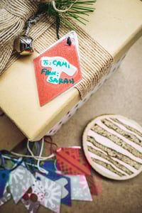 Image 3 of REUSABLE gift tag set