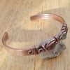 Tourmaline Copper Cuff