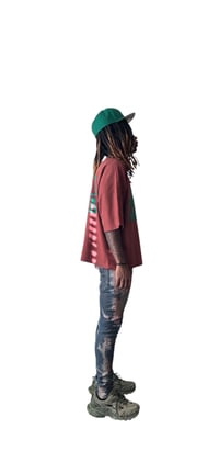 Image 4 of Drop Shoulder Road Runner Tee (Rust)