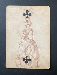 Image 6 of Jeu 52 de cartes très rares et anciennes, dite Jeanne Hachette ou Roi des Ribauds, 1860! 