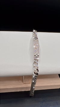 Image 2 of SILVER CLOVER BRACELET 