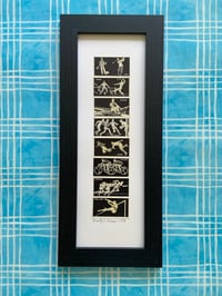 Image 15 of Framed 1930s Collectors Cards inc Motor Cars, Aeroplanes, Yachts, Film Stars, Dance and Exercise