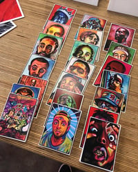 Image 4 of Hip Hop Trading Cards - Full Set!! ( 3 packs - 21 cards) + stickers