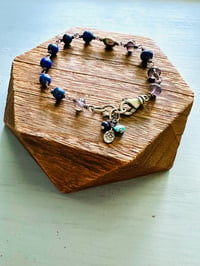 Image 15 of lapis and iolite charm bracelet