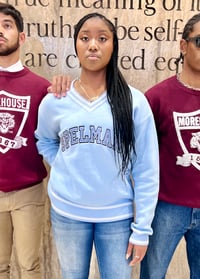 Image 2 of The Heritage V-neck Embroidery  - Spelman PRE-ORDER