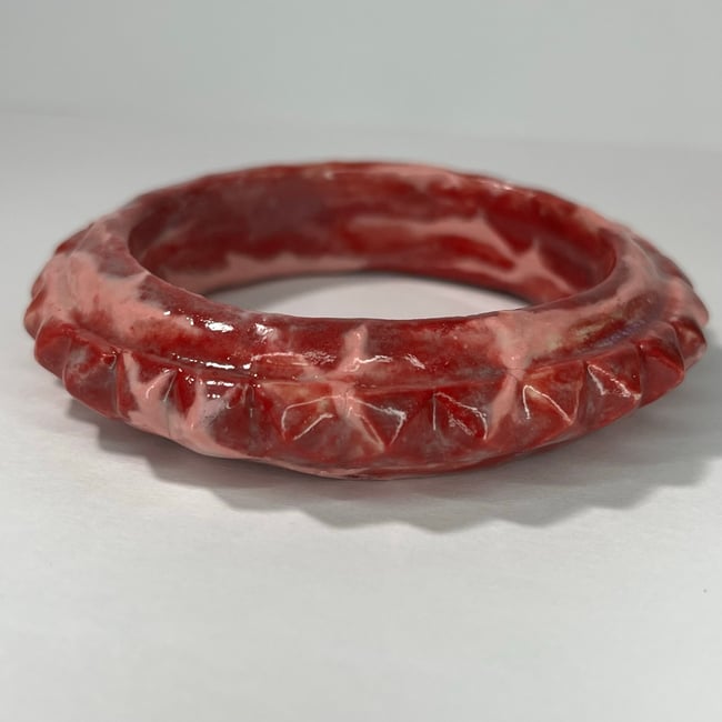Studded Meat Bracelet B - 6.75 in Inner Circumference