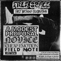 TICKET 2.10.24 FREE SPACE FIRST BIRTHDAY SHOW