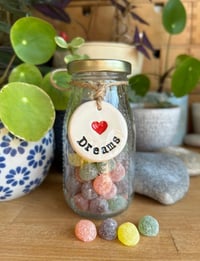 Image 4 of Ceramic 'Be Happy, Love, Smile' set or 'Hopes, Dreams, Wishes' set of Tags