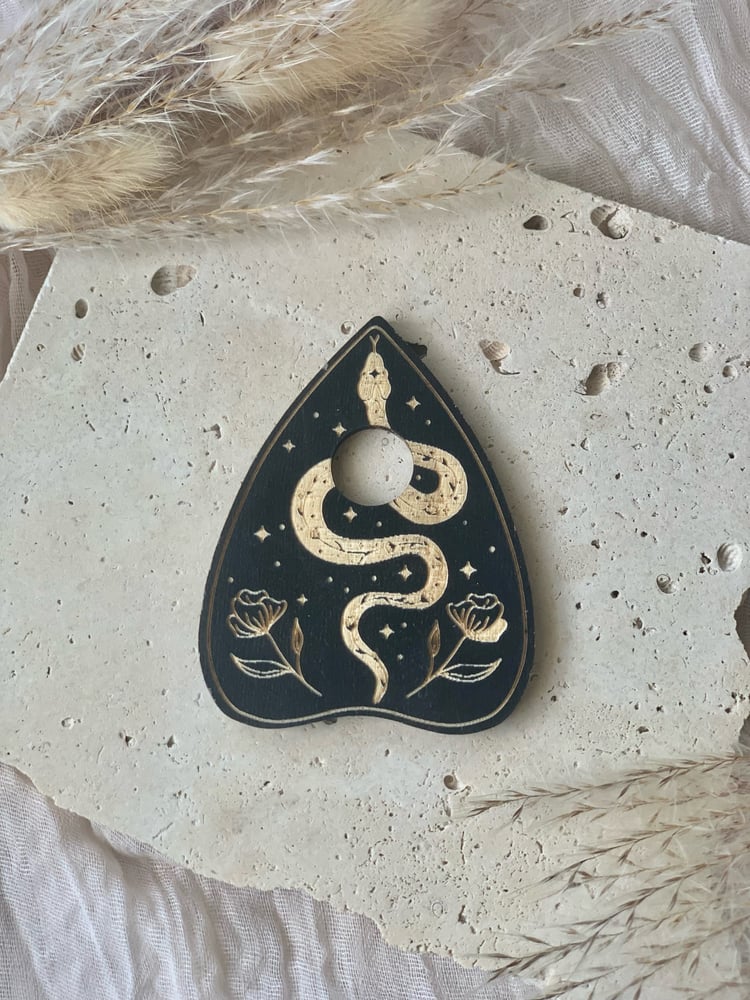 Image of Wooden Sphere Stands Black