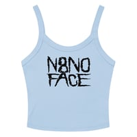 Image 3 of N8NOFACE Stacked Logo Light Women’s micro-rib tank top (+ more colors)