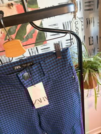 Image 2 of NWT Zara checker pants