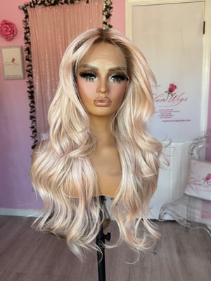 Image of pink bang luxury  (custom order) 