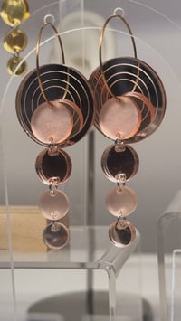 Image 3 of Náušnice Bubbleline barevné zrcadlové L