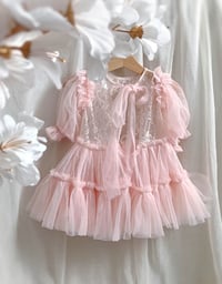 Image 3 of Baby girl dress for photoshoots | Luna | age 12-18 months