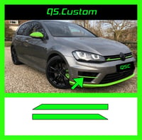 X2 Vw Golf Mk7 R Bumper Vent Divider Sticker 