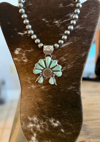 Image 2 of Angel Wing Varicite Chief Head Pendant