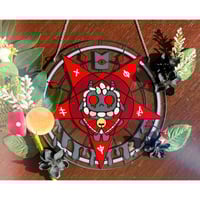 Image 2 of Cult of the Lamb Acrylic Suncatcher ‼️PREORDER‼️
