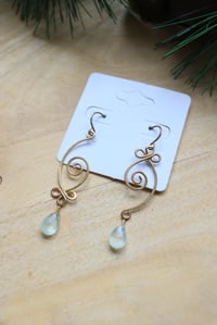 Image 2 of Asymmetrical Swirly Earrings