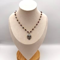 Image 2 of Jasper Skull Necklace