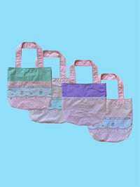 Image 1 of Vintage Nursery Fabric Reversible Tote Bags