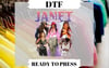 Janet Jackson DTF Transfer