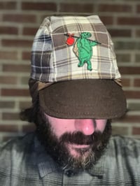 Image 1 of Huckleberry 3 Panel Winter Flannel Cap