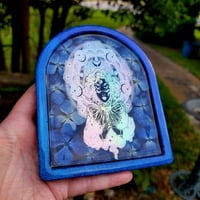 Image 3 of Blue Floral 4-Eyed Girl Tray