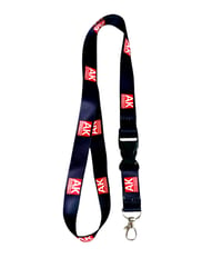 Image 2 of AK BLACK LANYARD 