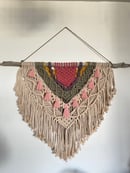 Image 1 of Colorful macrame wall hanging