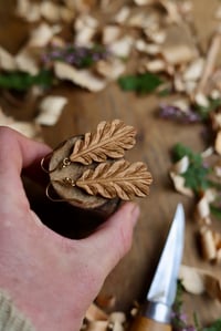 Image 6 of Oak Leaf ~ Earrings 