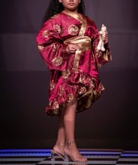 Brocade kimono dress