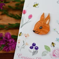 Saffron the Squirrel - pin  rf