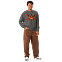 Image 5 of No Kings Large Print - fleece crewneck 