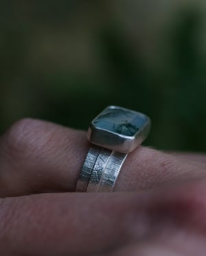 Image of Moss Agate Woods Ring