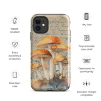 Image 2 of Colorful Watercolor Mushroom/Fungus Mycology Lover Tough Case for iPhone®