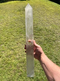 Image 7 of Large Smoky Quartz Generator with Rainbow Statement Piece #1113