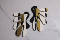 Image 1 of Faye (Blk/Off White/Gold)