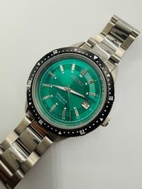 Image 3 of Seiko Presage Automatic men’s Watch Green Dial Date Stainless Steel Diver Style