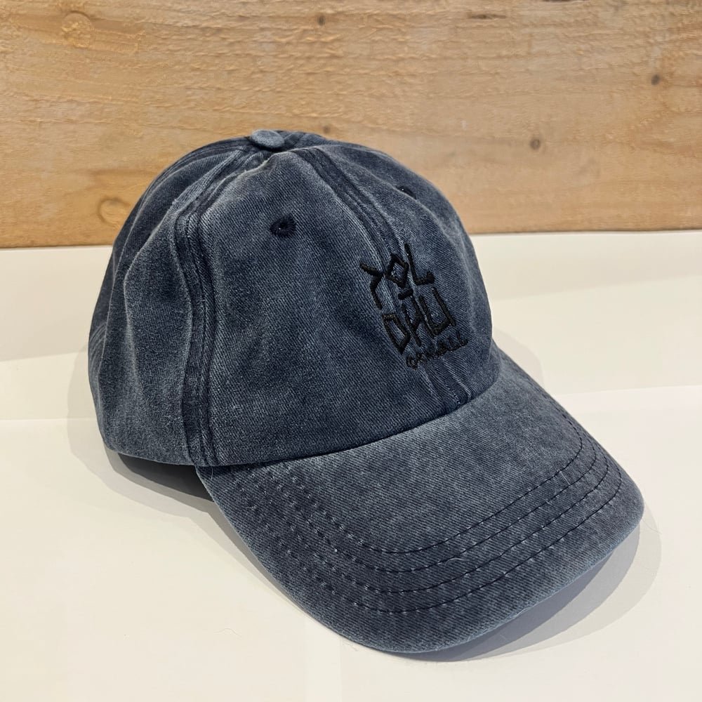 WASHED COTTON CAP - DENIM BLUE