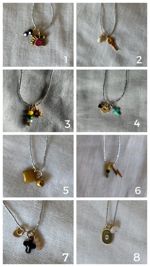 Image of Collar MINI CHARM - hilo plateado