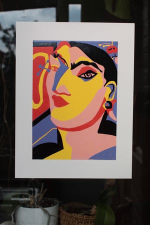 Image of Gala In Yellow - Limited Edition Reduction Print