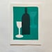 Image of Wine Bottle and Glasses