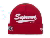 Image 1 of Supreme New Era Salvation Beanie Red